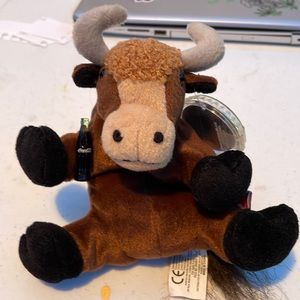 Vintage Coca-Cola bull stuffed animal (collectibles)